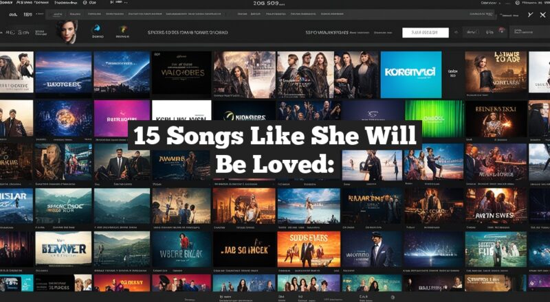 15 Songs Like She Will Be Loved: