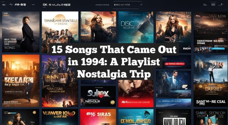 15 Songs That Came Out in 1994: A Playlist Nostalgia Trip