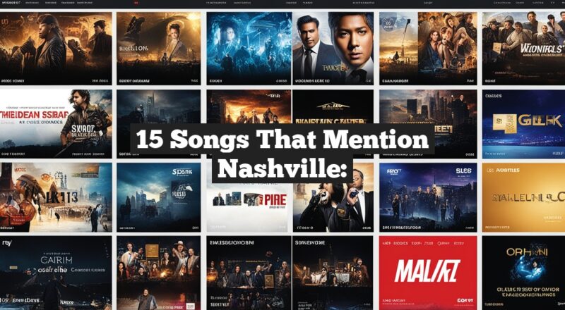 15 Songs That Mention Nashville:
